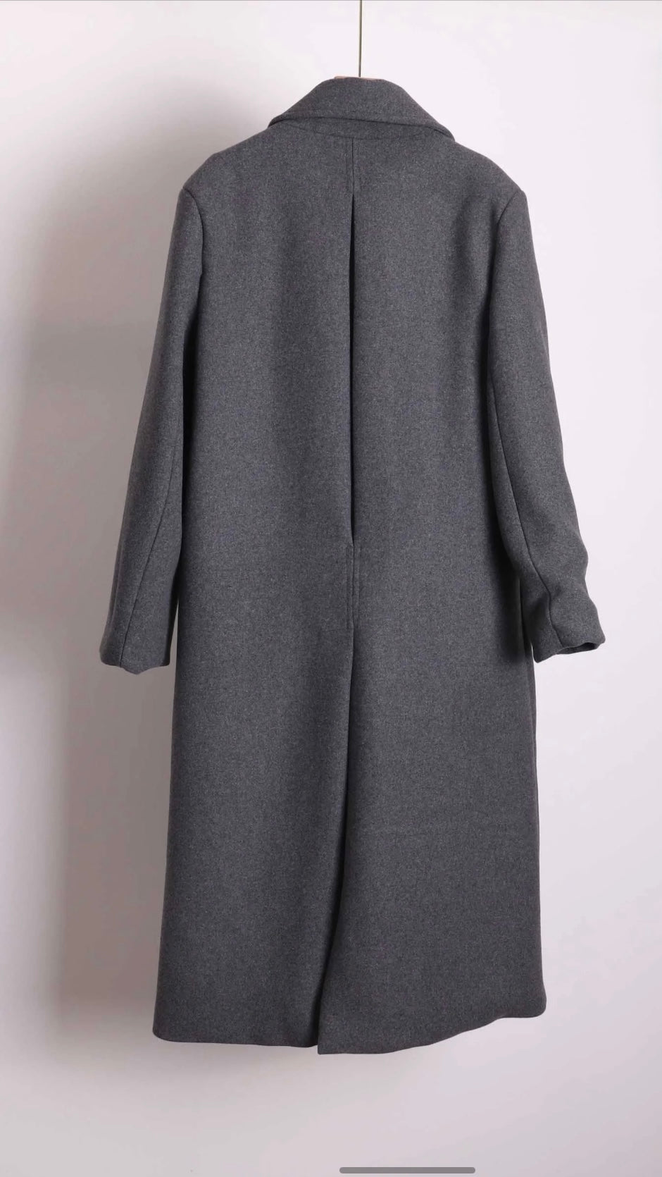 MANTEAU LONG EN LAINE