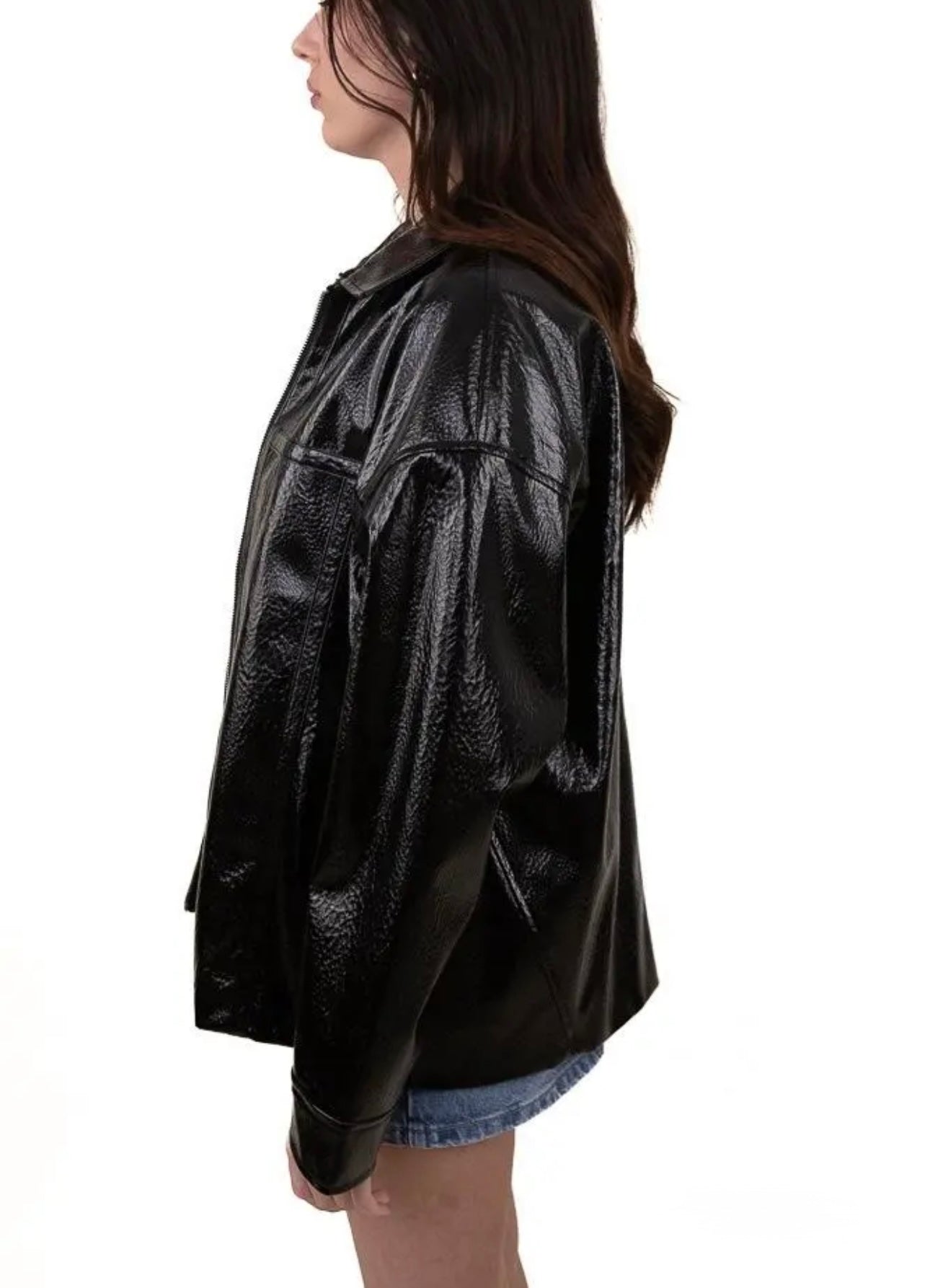 Blouson en similicuir