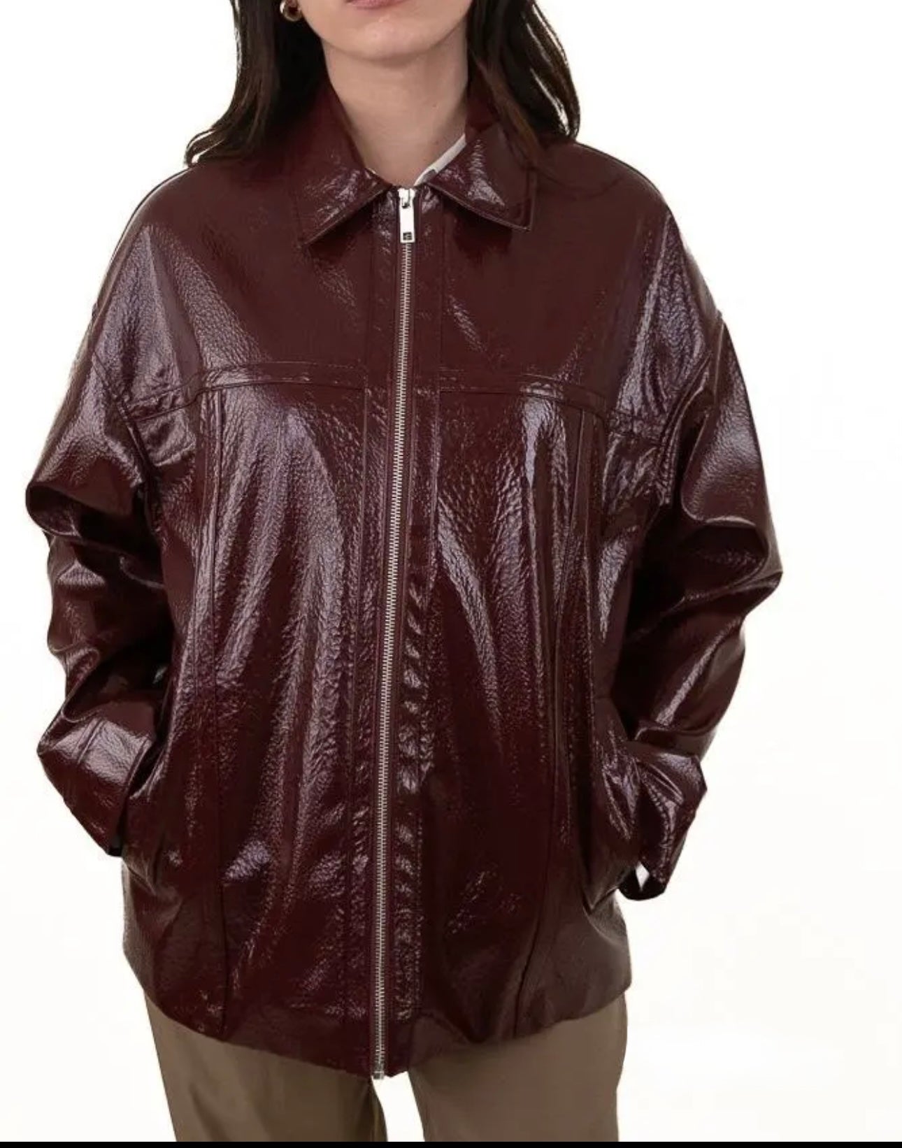 Blouson en similicuir