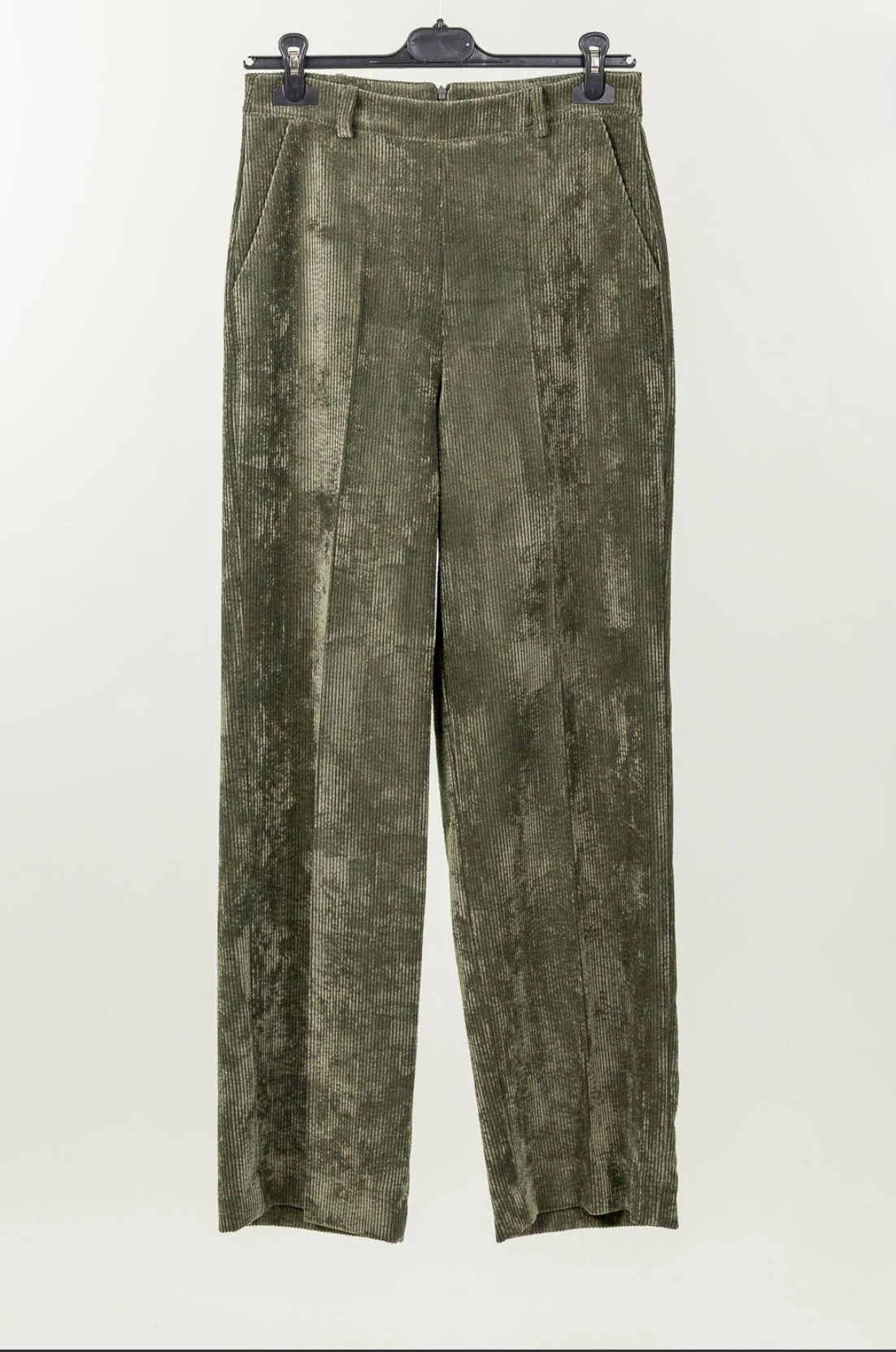 PANTALON SACHA EN VELOUR COTELE