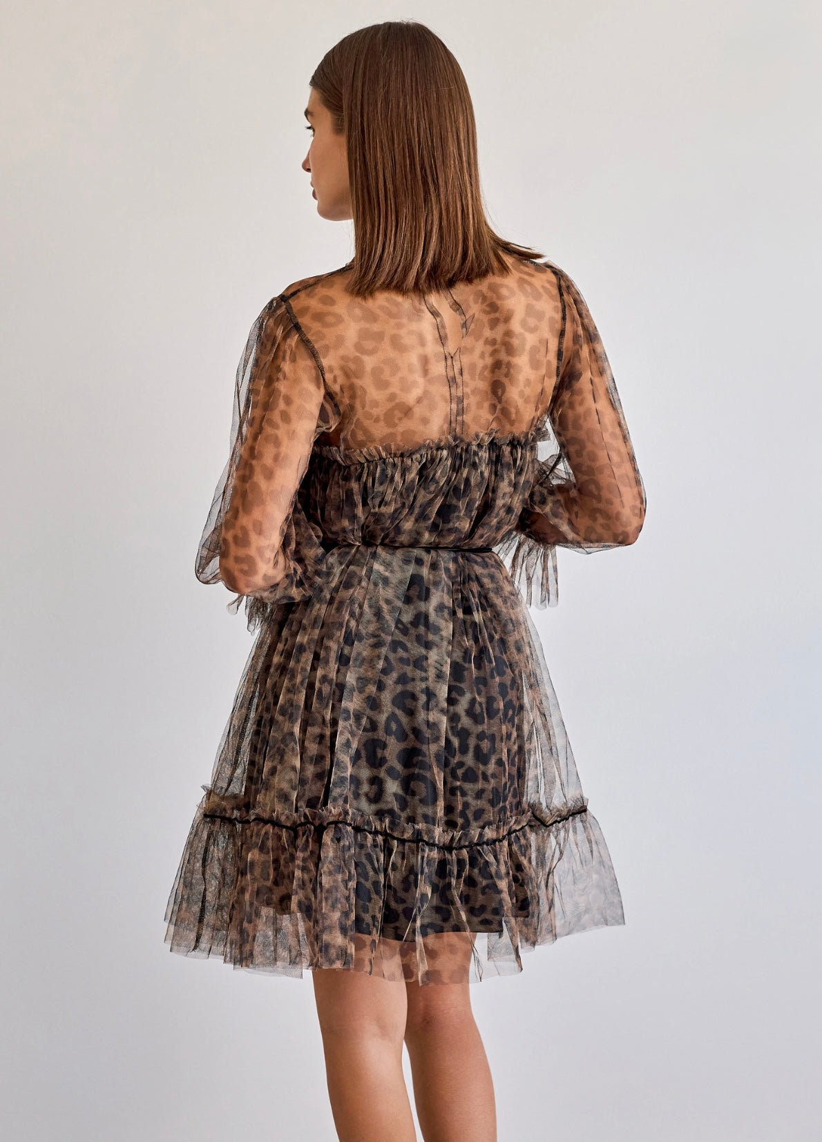 Robe en tulle plumetis
