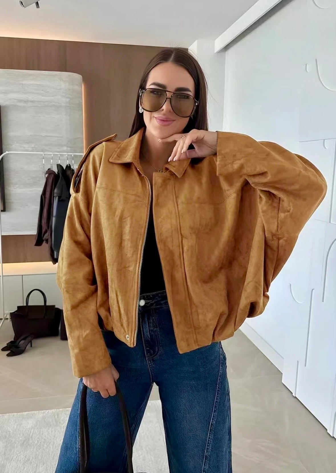 VESTE SANA ULTRA TENDANCE EFFET DAIM