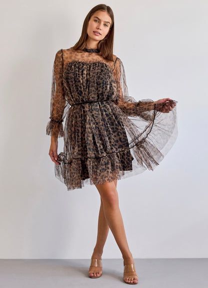 Robe en tulle plumetis