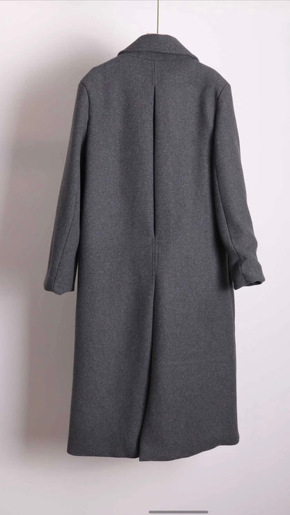 MANTEAU LONG EN LAINE