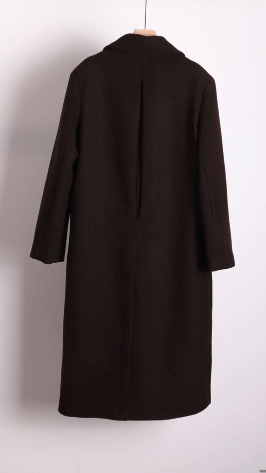 MANTEAU LONG EN LAINE