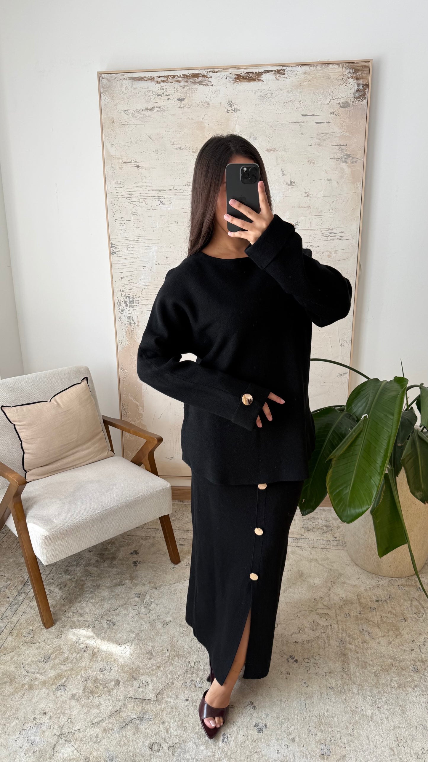 ENSEMBLE PULL JUPE DOUX TU