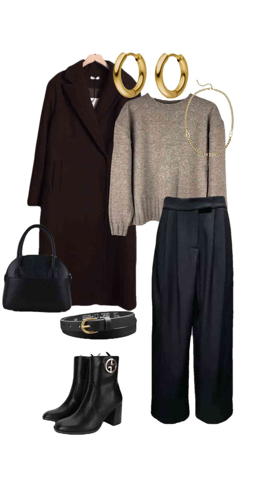 PULL EN LAINE LEGER MARRON TU