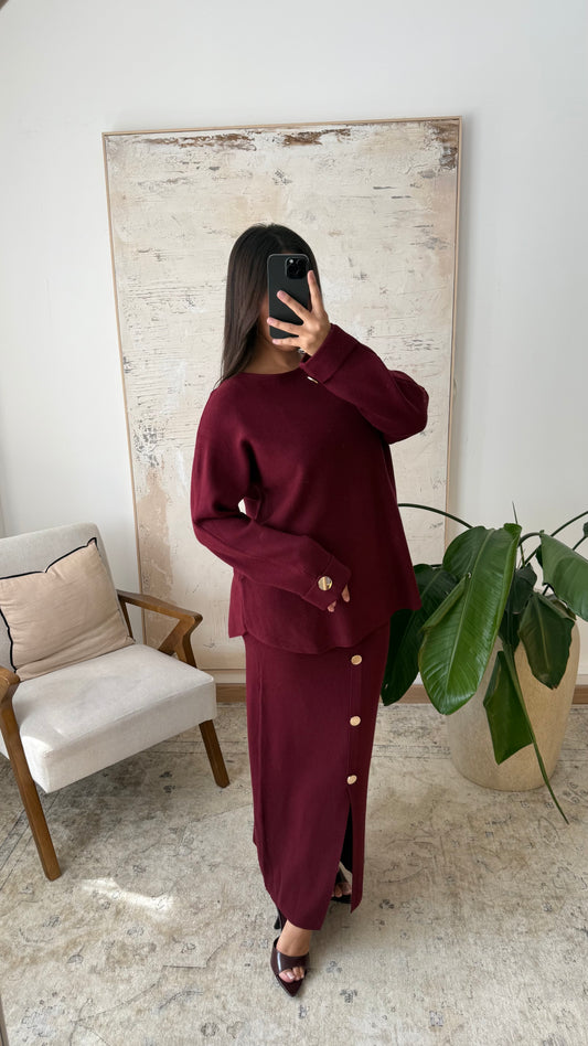 ENSEMBLE PULL JUPE DOUX TU