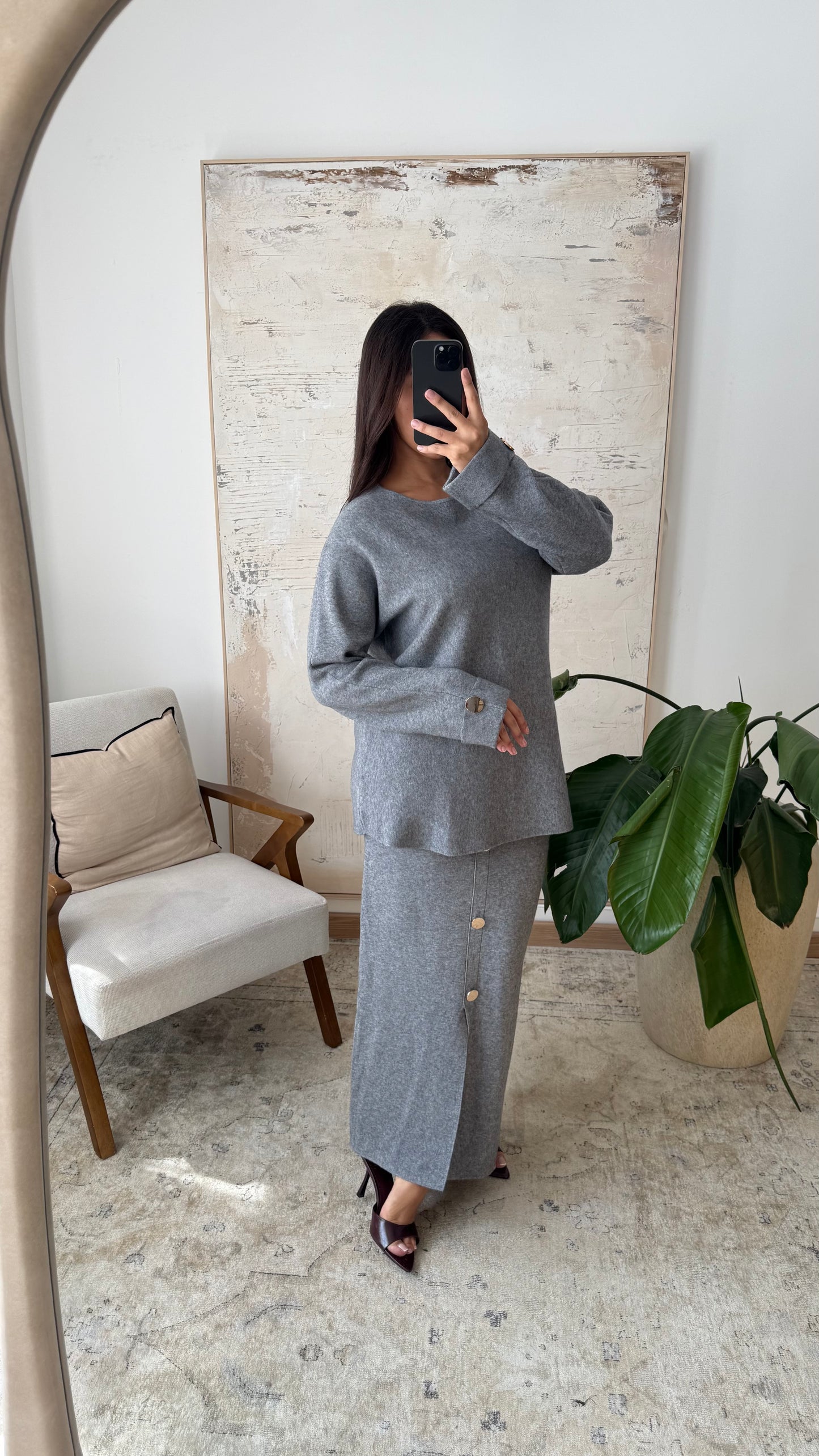 ENSEMBLE PULL JUPE DOUX TU