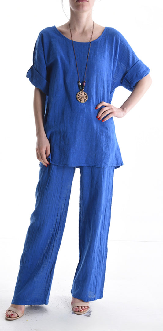 Ensemble 100% coton avec collier