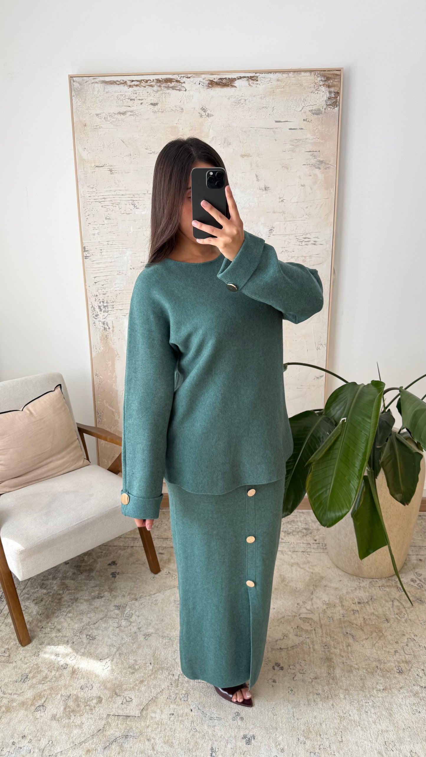ENSEMBLE PULL JUPE DOUX TU