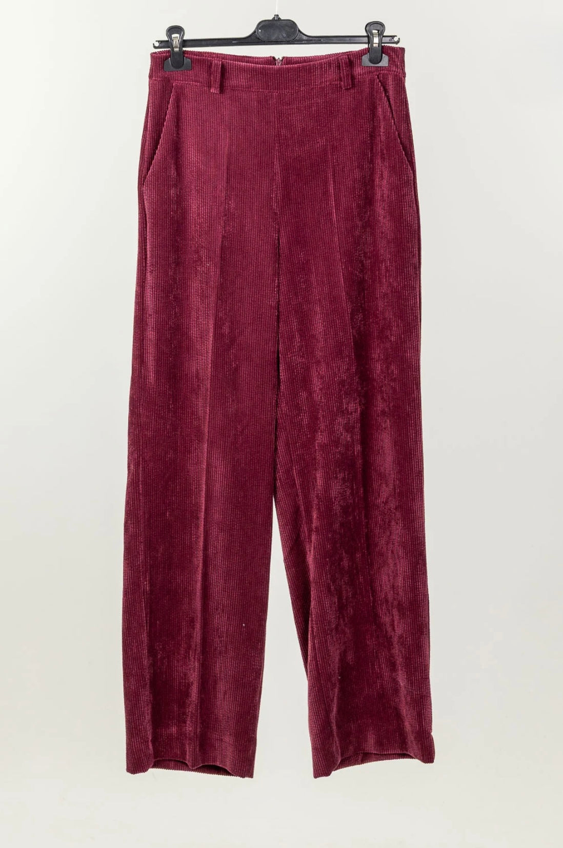 PANTALON SACHA EN VELOUR COTELE