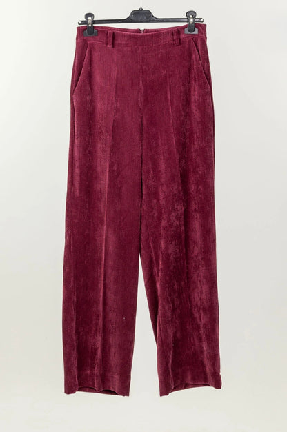 PANTALON SACHA EN VELOUR COTELE